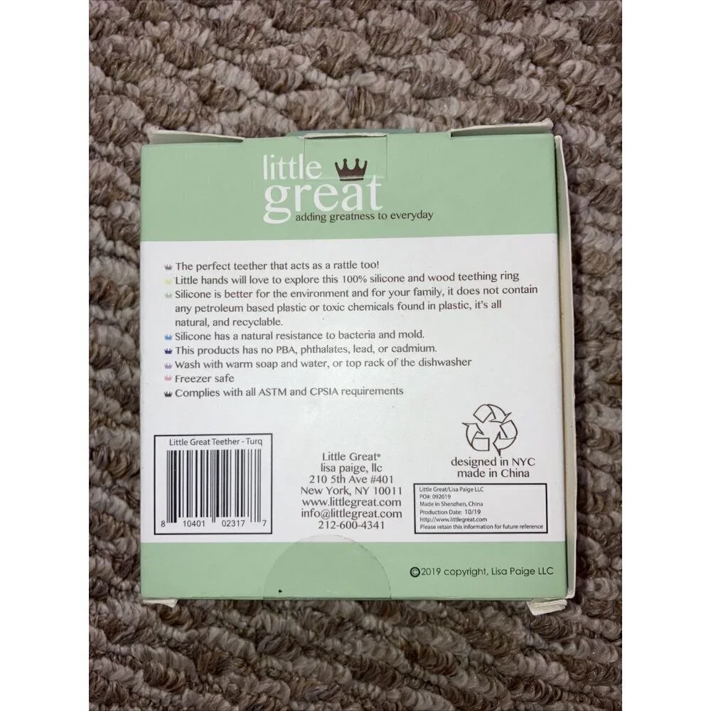 The Aristide Teether & The Windsor Teether. New In Box